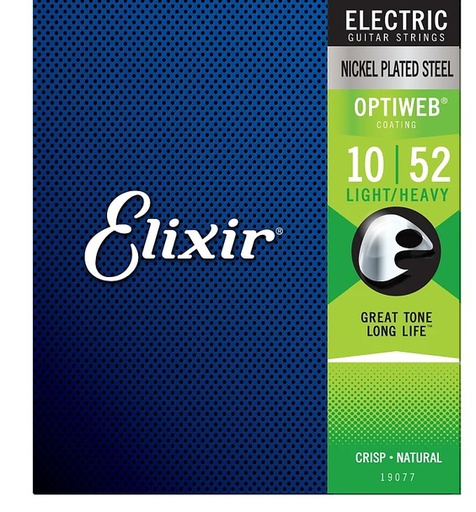 [19077] Cordes Guitare Électrique Elixir Optiweb 10-52