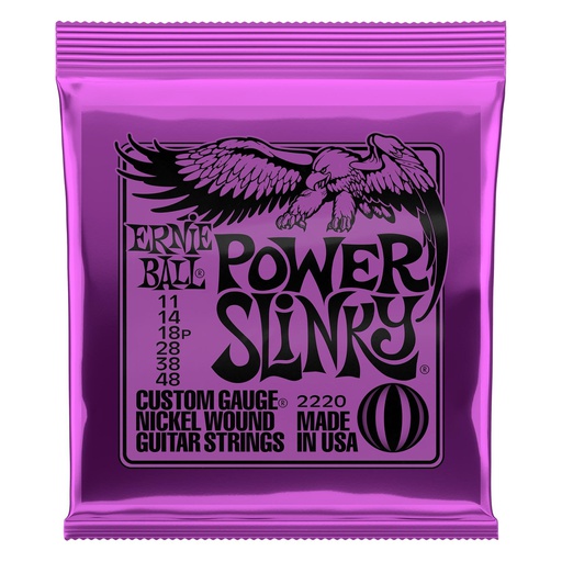 [2220EB] Cordes Guitare Électrique Ernie Ball Power Slinky 11-48