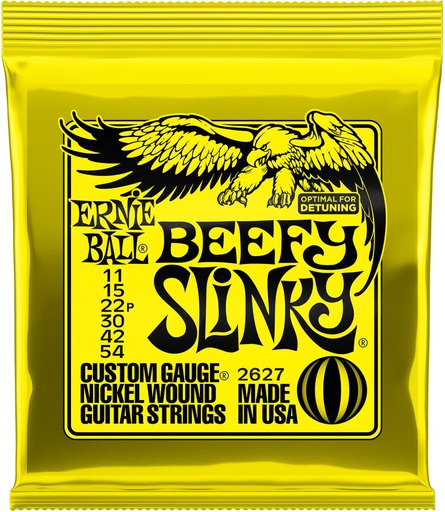 [2627EB] Cordes Guitare Électrique Ernie Ball Beefy Slinky 11-54