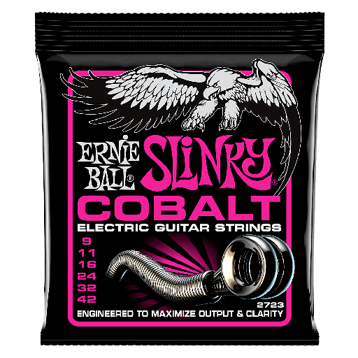 Cordes Guitare Électrique Ernie Ball Slinky Cobalt 9-42