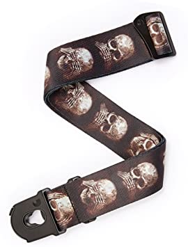 [50ALP01] Courroie D'Addario Alchemy Muted Skulls