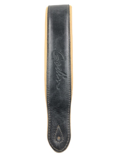 Courroie Godin Vintage Black/Tan