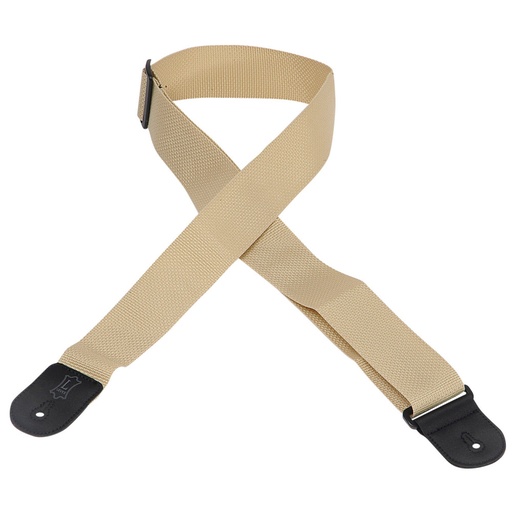 [M8POLY-TAN] Courroie Guitare Levy's M8POLY Tan