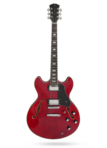 Guitare Électrique Sire Larry Carlton H7 See Throught Red