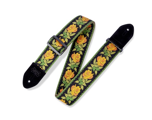 [MC8JQ-004] Courroie Guitare Levy's Rosa MC8JQ-004 Jaune