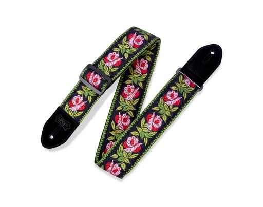 [MC8JQ-003] Courroie Guitare Levy's Rosa MC8JQ-003 Rose