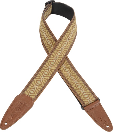 [MGHJ2-005] Courroie Guitare Levy's Print Series MGHJ2-005 Brune