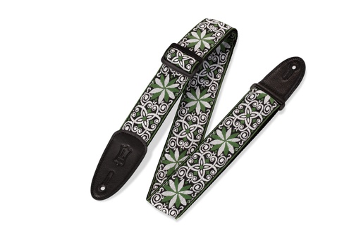 [M8HT-11] Courroie Guitare Levy's Print Series M8HT-11 Verte