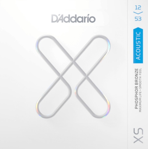 [XSAPB1253] D'Addario XS 12-53 Cordes Guitare Acoustique
