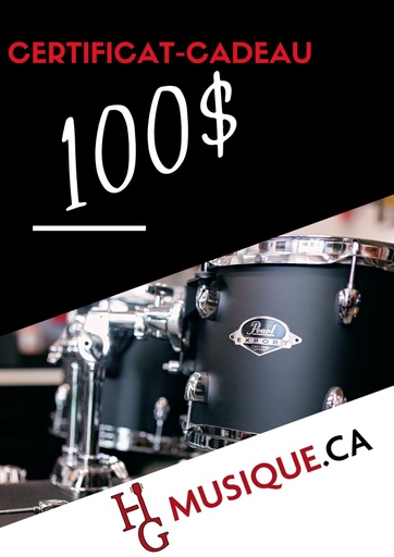 [CC100] Certificat-cadeau 100$