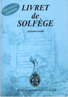 [VD148] Livret de Solfège Vincent-d'Indy 4e année