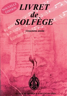 [VD152] Livret de Solfège Vincent-d'Indy 5e année