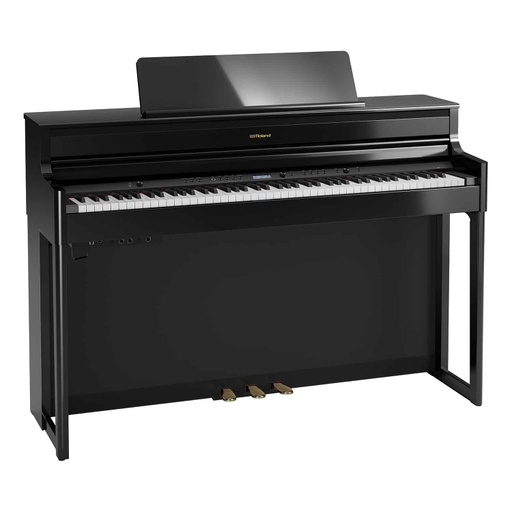 [HP704-PE-WS] Roland HP704-PE Polished Ebony Piano Numérique