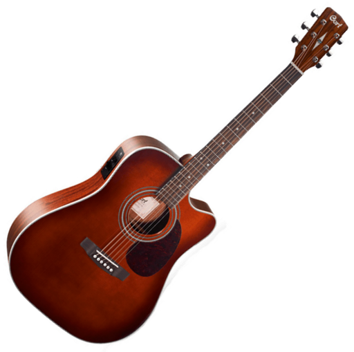 [MR500E-BR] Guitare Acoustique Cort MR Rafale Brune