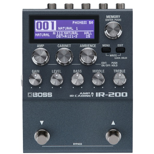 [IR-200] BOSS IR-200 Pédale Amp & Cabinet Simulator
