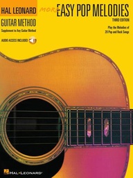 [HL00697280] Méthode de Guitare Hal Leonard More Easy Pop Melodies 2