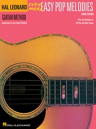 [HL00699154] Méthode de Guitare Hal Leonard Even More Easy Pop Melodies 3