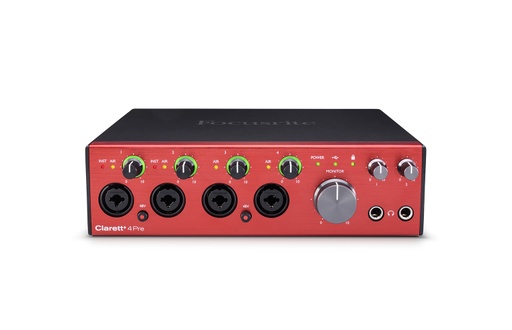 [CLARETT-PLUS-4PRE] Interface Audio Focusrite Clarett+ 4Pre USB