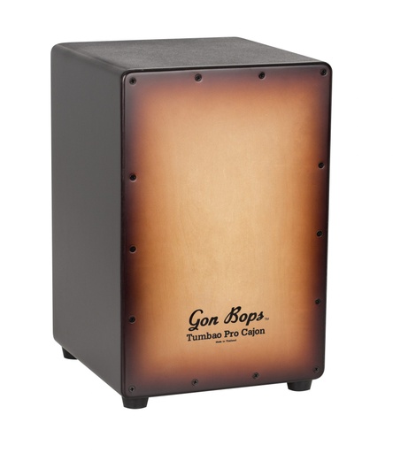 [TPCJBTB] Cajon Gon Bops Tumbao Pro Burnt Toast Burst avec étui