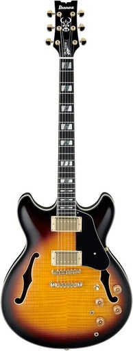 [JSM10VYS] Guitare Électrique Ibanez John Scofield JSM10 Vintage Yellow Sunburst