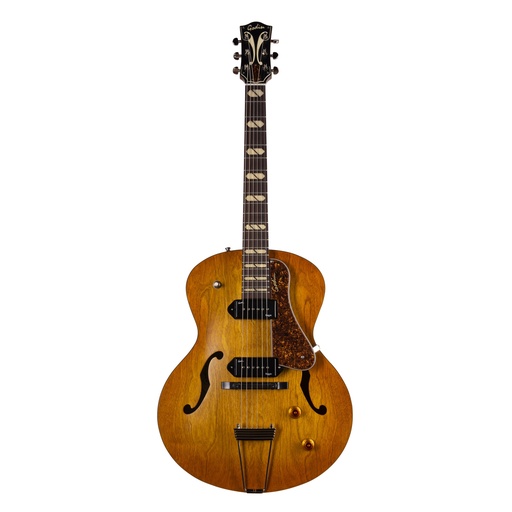 [051519] Godin 5th Avenue Jumbo P90 Harvest Gold Guitare Électrique