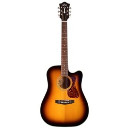 [384-0405-737] Guitare Acoustique Guild D-140CE ATB W/B Antique Burst Gloss