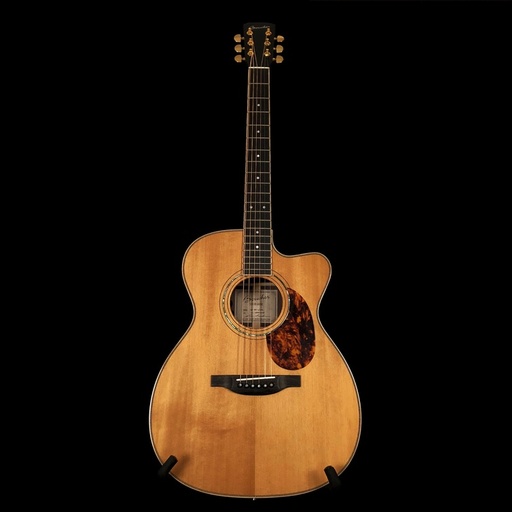 [SG-21-GMS] Boucher SG-21-GMS Studio Goose OM Hybrid Bubinga Master Grade Gold Soliste Naturelle Guitare Acoustique