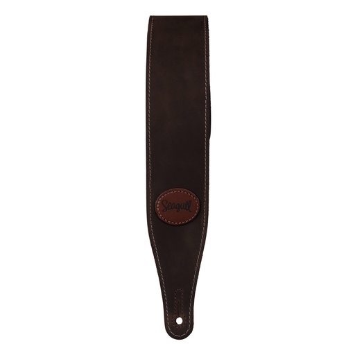 [051342] Courroie Seagull Cuir Ultra Souple Brun Foncé