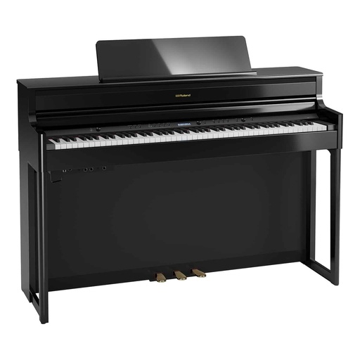 [HP704-PE-WS (Démo)] Roland HP704-PE Polished Ebony Piano Numérique (DÉMONSTRATEUR Magasin)
