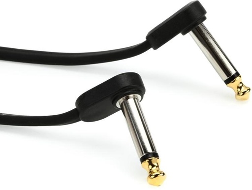 [PW-FPRR-02] Câble Pédale D'Addario Plat 2 Pieds Noir