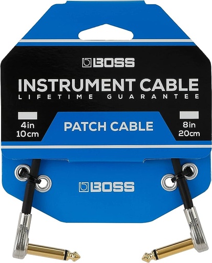 [BPC-4] Câbles Pédale Boss 4 Pouces Noirs