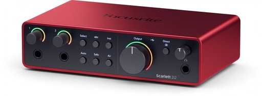 [SCARLETT-2I2-4TH-GEN] Focusrite Scarlett 2i2 4th Gen Interface Audio