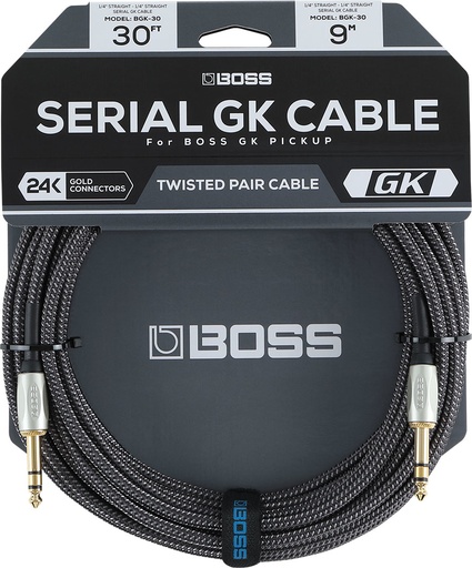[BGK-30] Câbles TRS pour interface Serial GK Boss 30 pieds