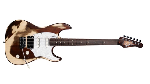 [100293] Godin Session T-Pro Lté Kanyon Burst Hangover RN Guitare Électrique