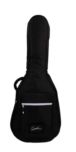 [051175] Étui Guitare Acoustique Concert Hall/Folk/Classique Godin Souple Renforcé avec Logo Velcro