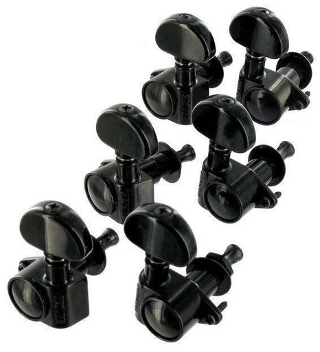 [MH030] Ensemble 6 Clés Guitare Grover Machine Heads Noir Chrome