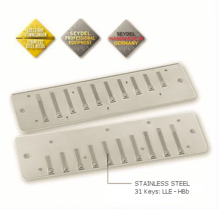 [SH162011000/D] Reedplate pour Harmonica Seydel SH162011000/D