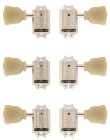 [MH010] Ensemble 6 Clés Guitare Deluxe Green Kluson