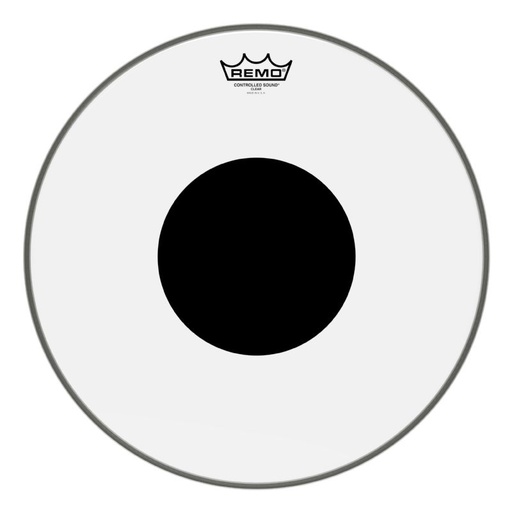 [CS-0316-10] Remo 16" Drumhead Controlled Sound Clear Batter, Black Dot CS-0316-10