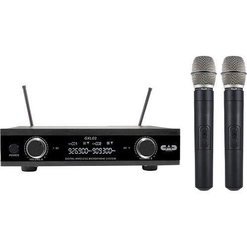 [GXLD2HHAI] 2 Microphones Sans Fil Voix Cad Audio D38 AI Frequency Band