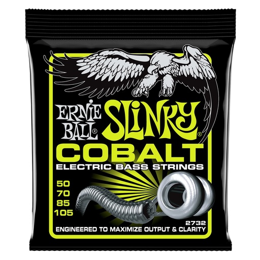 [2732] Cordes Basse électrique Ernie Ball Regular Slinky Cobalt 50-105