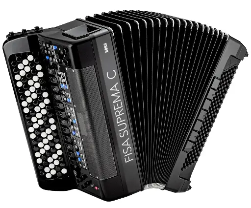 [FSUPCBMBK] Accordéon Korg FISA Suprema Compact - Buttons