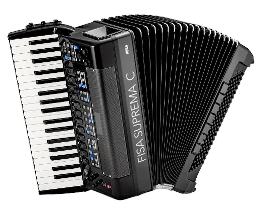 [FSUPCPMBK] Accordéon Korg FISA Suprema Compact - Piano