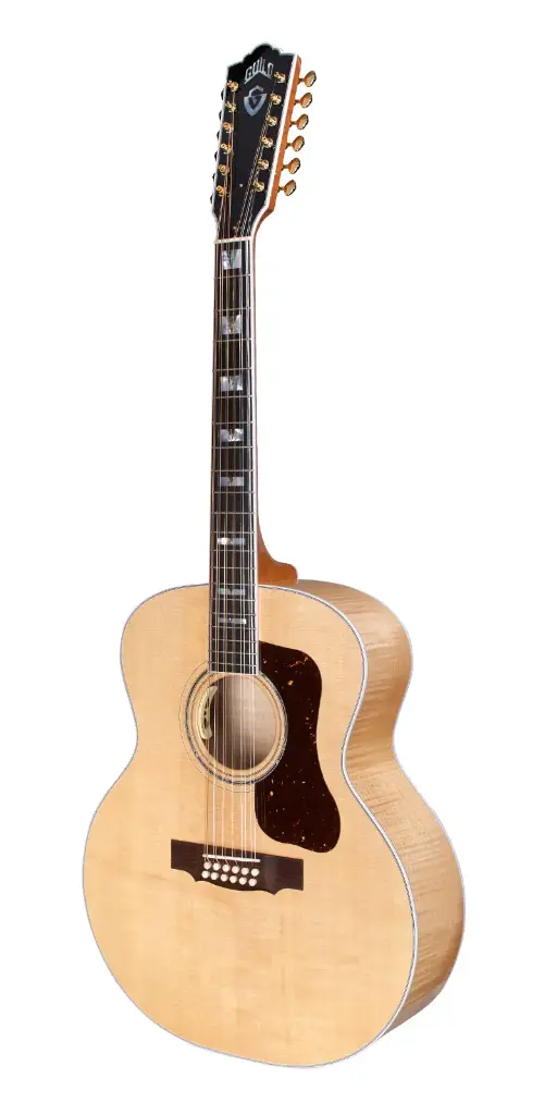 Guild USA F-512E Maple BLD Naturelle Guitare Acoustique 12 Cordes