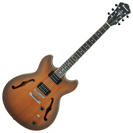 [AS53TF] Guitare Électrique Ibanez Hollow Body AS53TF Tobacco Flat 