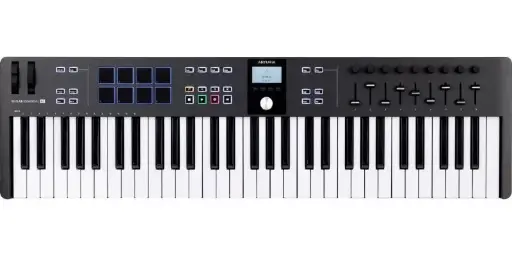 [KEYLABESSENTIAL61MK3BK] Contrôleur Midi Arturia KeyLab 61 MK3 Essential Noir