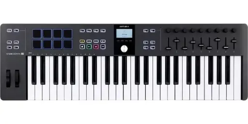 [KEYLABESSENTIAL49MK3BK] Contrôleur Midi Arturia KeyLab 49 MK3 Essential Noir 