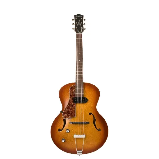 [037728] Godin 037728 5th Avenue Kingpin P90 Burst Cognac Gauchère Guitare Électrique