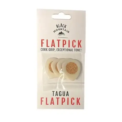 [TAGUA] Plectres Black Mountain Paquet de 4 Tagua