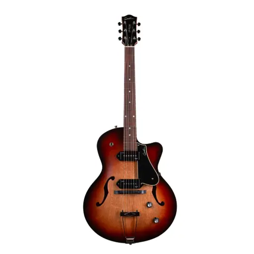 [053162] Godin 5th Avenue CW Kingpin II Vintage Burst Guitare Électrique